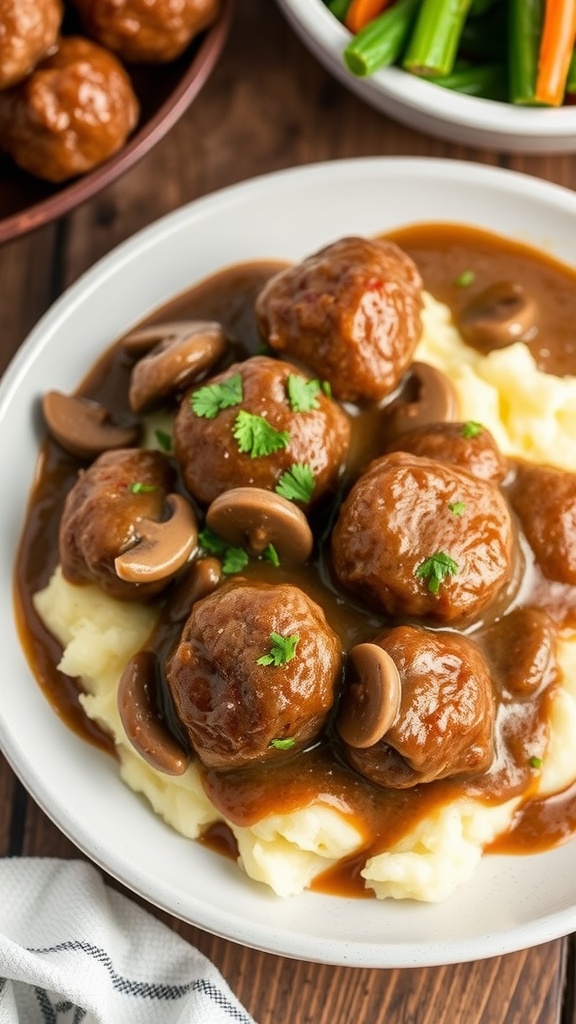 Salisbury Steak Meatballs